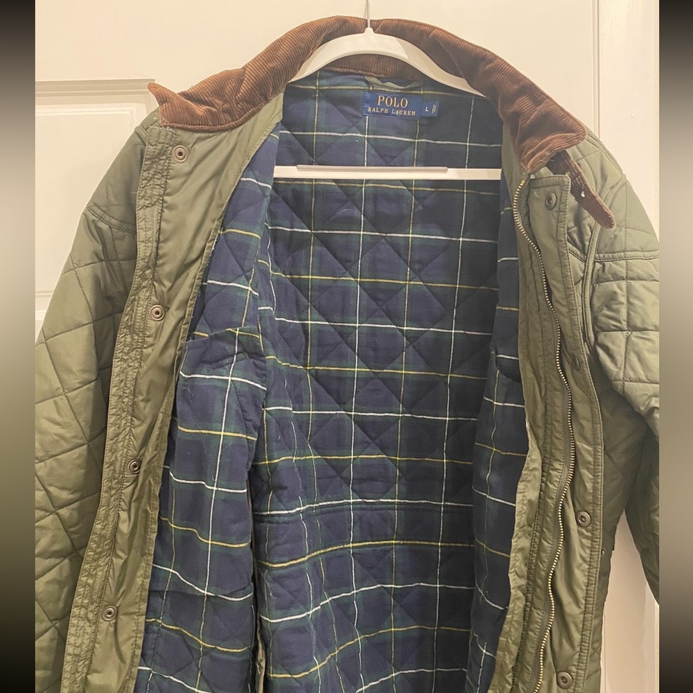 Polo Ralph Lauren Green Quilted Jacket